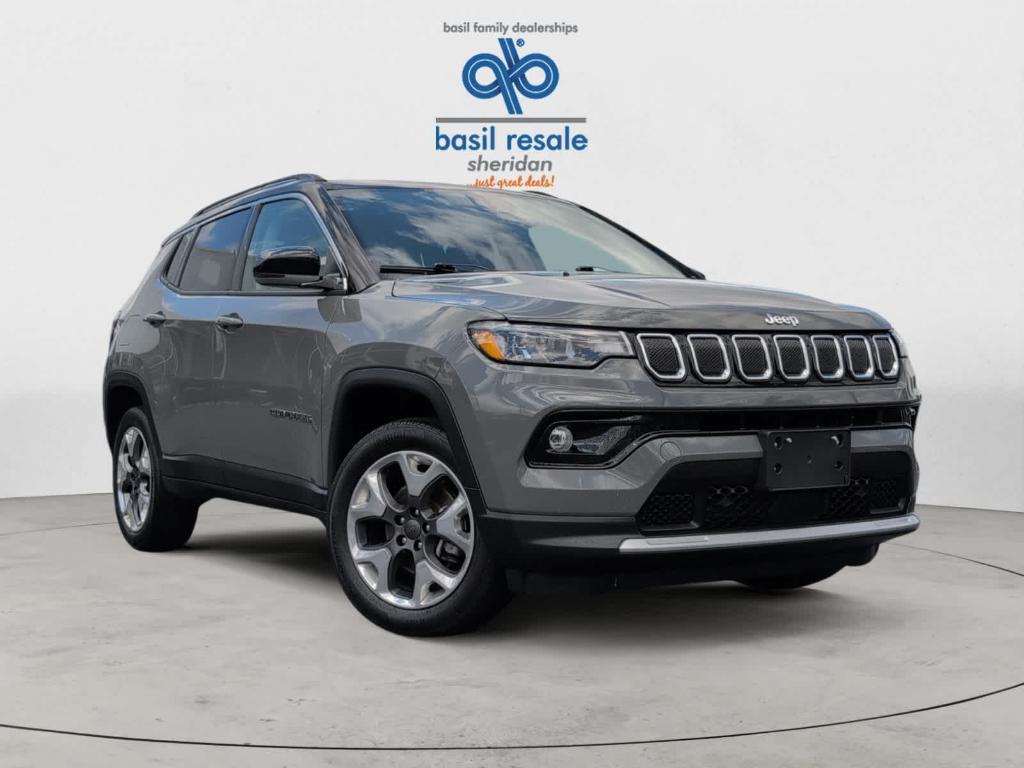 used 2022 Jeep Compass car, priced at $24,500