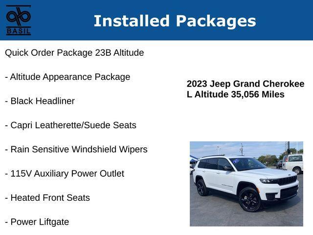 used 2023 Jeep Grand Cherokee L car, priced at $33,300