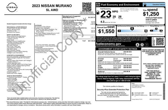 used 2023 Nissan Murano car, priced at $29,955