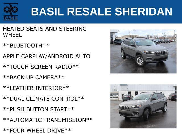 used 2022 Jeep Cherokee car, priced at $24,922