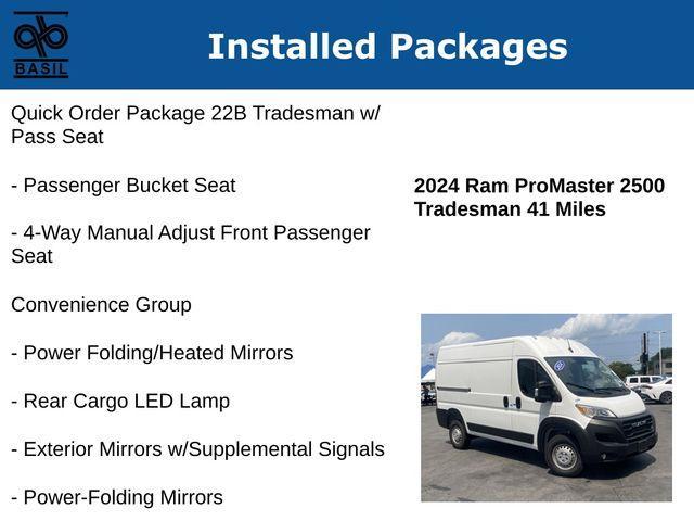 used 2024 Ram ProMaster 2500 car, priced at $46,700