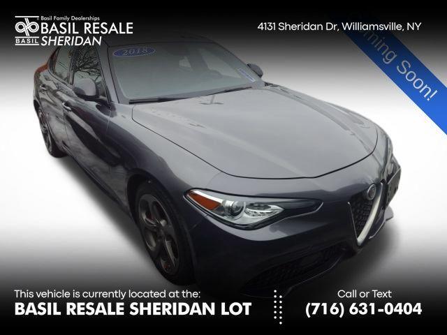 used 2018 Alfa Romeo Giulia car, priced at $19,877