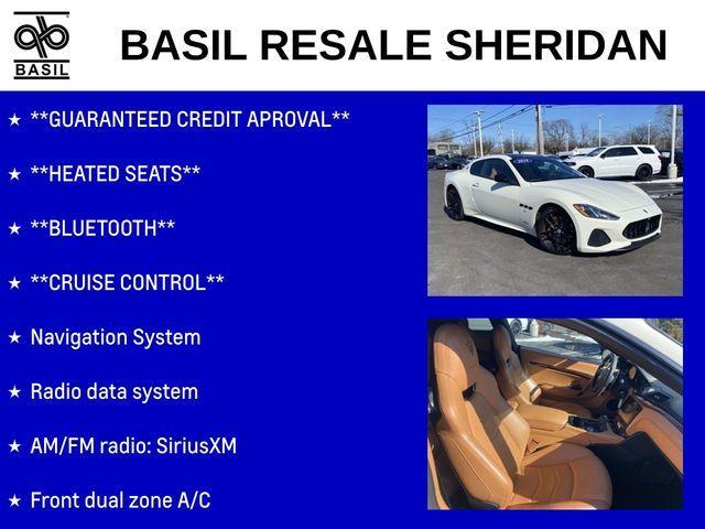 used 2018 Maserati GranTurismo car, priced at $58,000