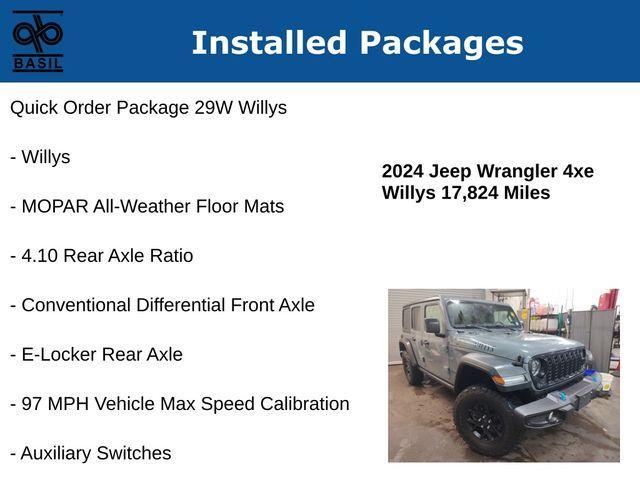 used 2024 Jeep Wrangler 4xe car, priced at $40,700