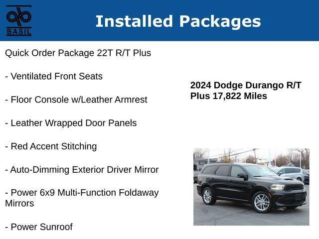 used 2024 Dodge Durango car, priced at $45,500