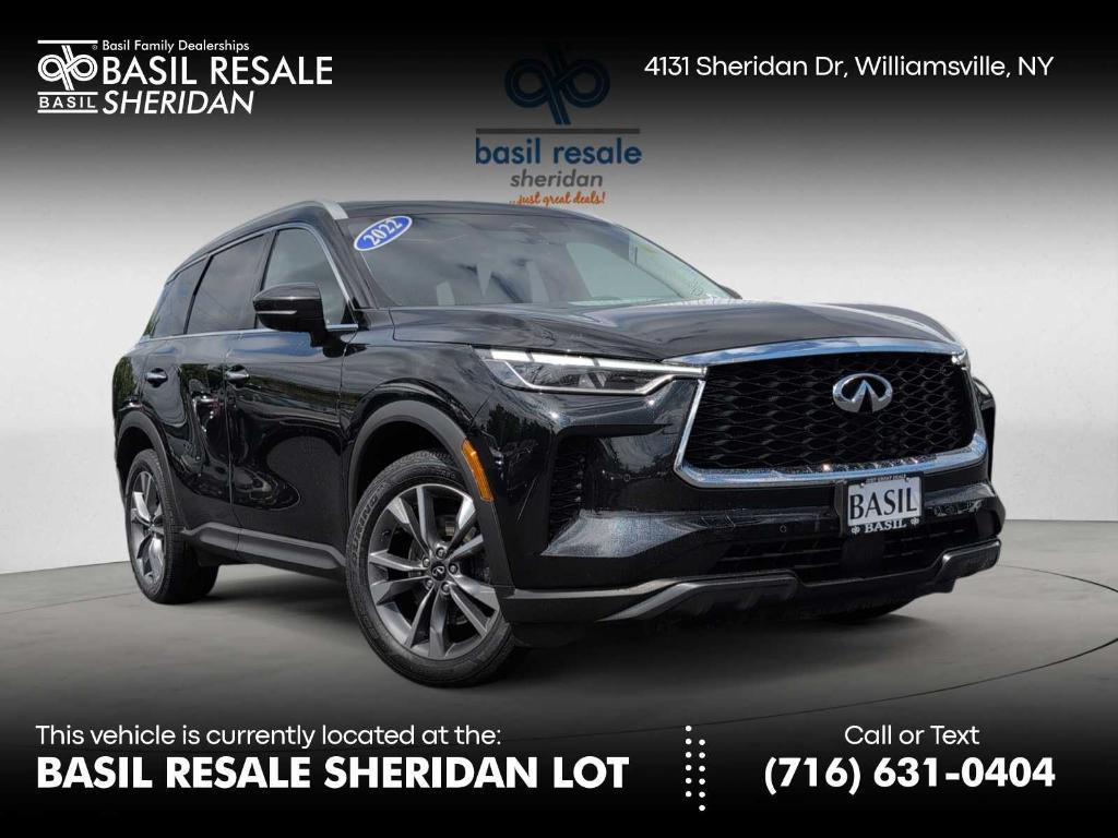 used 2022 INFINITI QX60 car, priced at $34,500