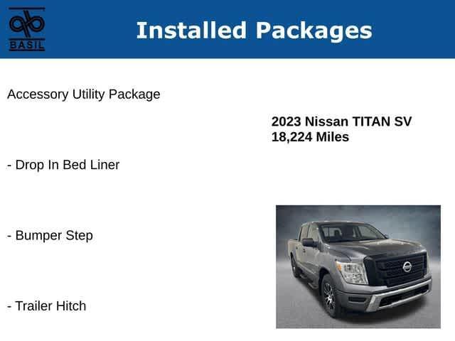 used 2023 Nissan Titan car, priced at $37,000