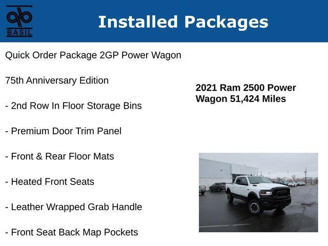 used 2021 Ram 2500 car, priced at $47,200