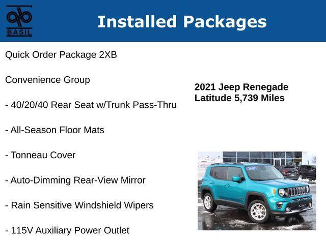 used 2021 Jeep Renegade car, priced at $21,800