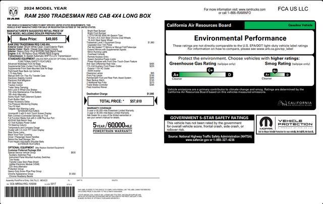 used 2024 Ram 2500 car, priced at $44,500