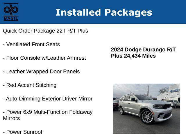 used 2024 Dodge Durango car, priced at $45,700