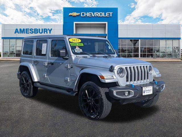 used 2023 Jeep Wrangler 4xe car, priced at $31,812
