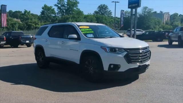 used 2021 Chevrolet Traverse car, priced at $32,697