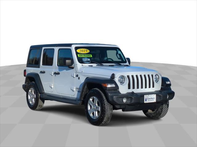 used 2019 Jeep Wrangler Unlimited car, priced at $21,447