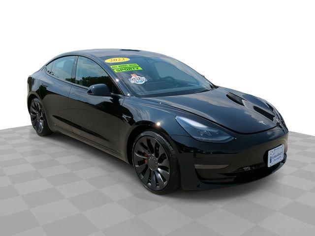 used 2023 Tesla Model 3 car, priced at $32,781