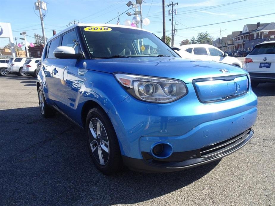 used 2018 Kia Soul EV car, priced at $8,626