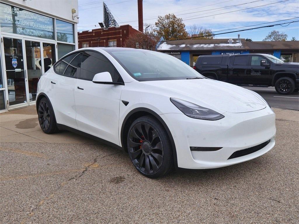 used 2021 Tesla Model Y car, priced at $27,593