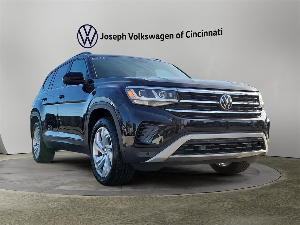 used 2021 Volkswagen Atlas car, priced at $23,723