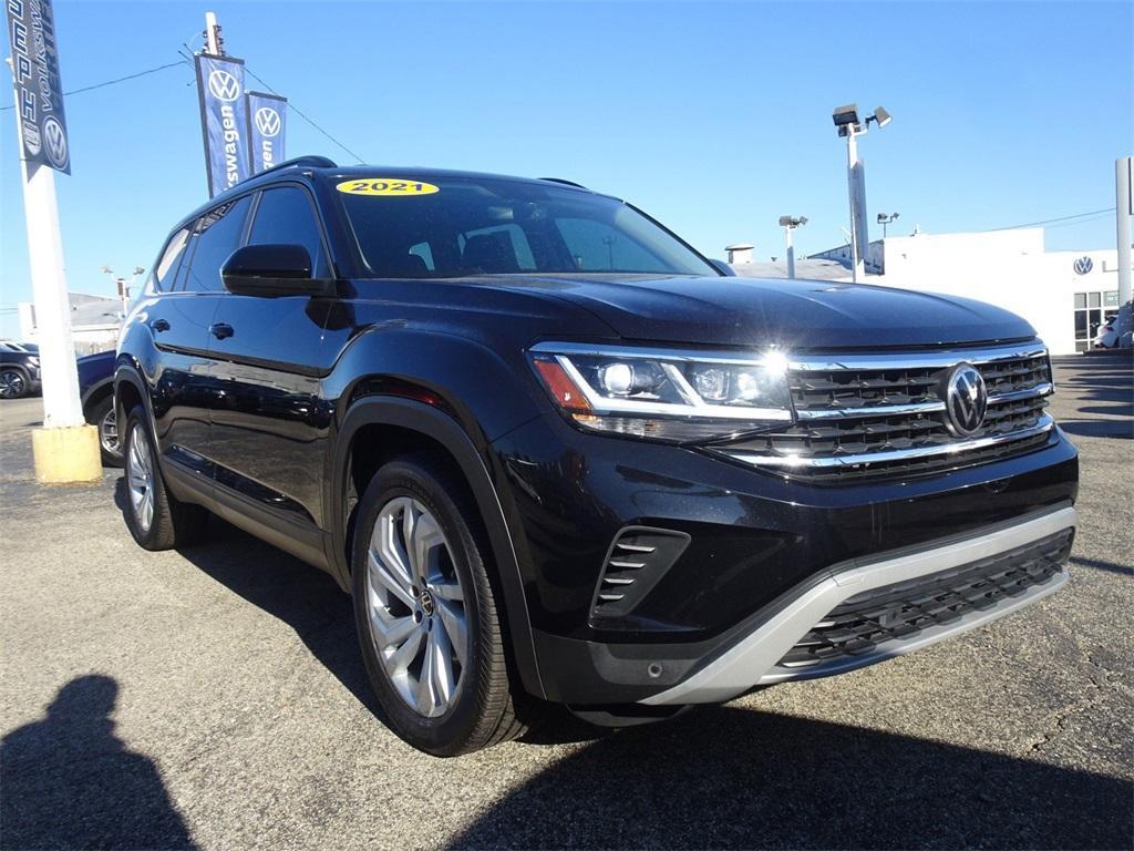 used 2021 Volkswagen Atlas car, priced at $20,908