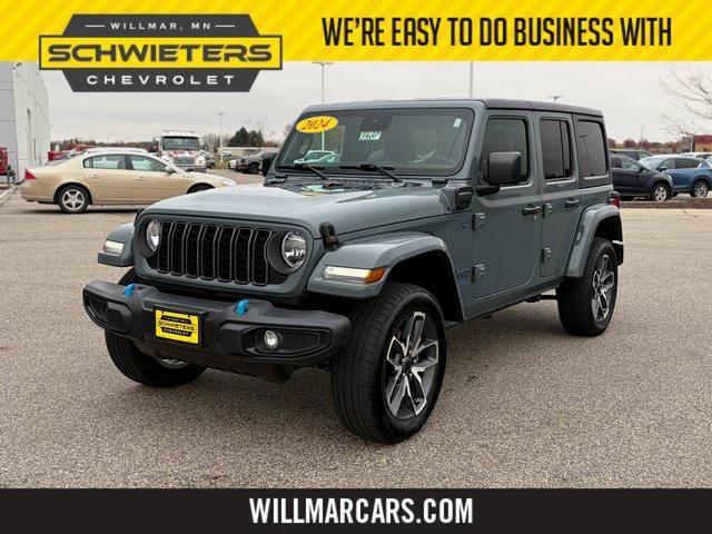 used 2024 Jeep Wrangler 4xe car, priced at $29,199