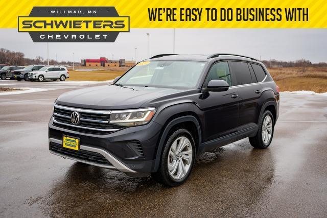 used 2021 Volkswagen Atlas car, priced at $23,499