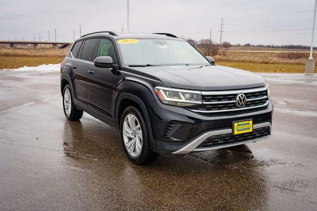 used 2021 Volkswagen Atlas car, priced at $23,499