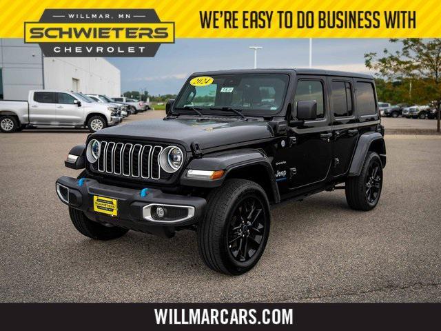 used 2024 Jeep Wrangler 4xe car, priced at $31,399