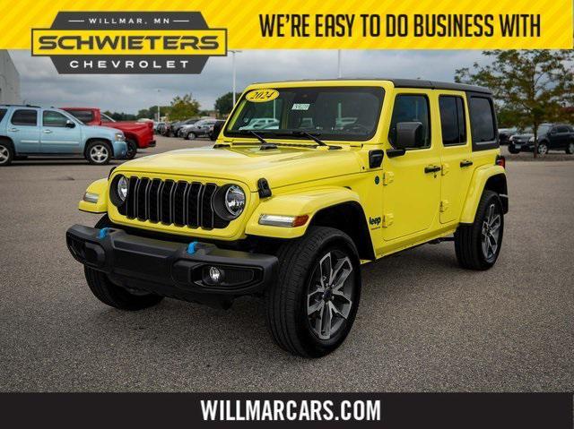 used 2024 Jeep Wrangler 4xe car, priced at $28,199
