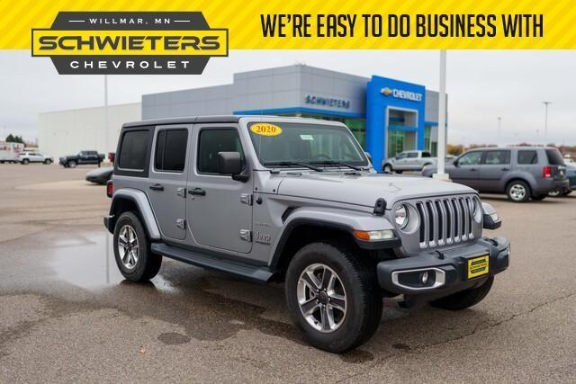 used 2020 Jeep Wrangler Unlimited car, priced at $30,286