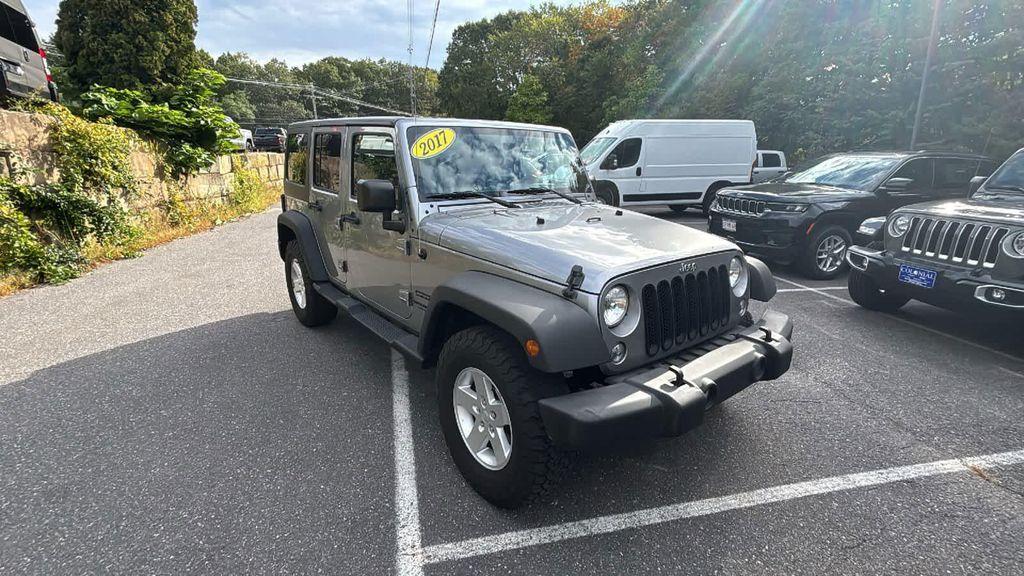 used 2017 Jeep Wrangler Unlimited car, priced at $20,428