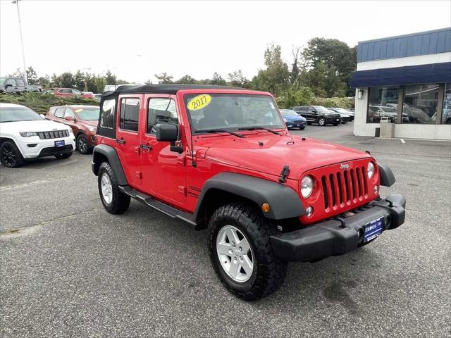 used 2017 Jeep Wrangler Unlimited car, priced at $23,175