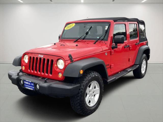 used 2017 Jeep Wrangler Unlimited car, priced at $23,175