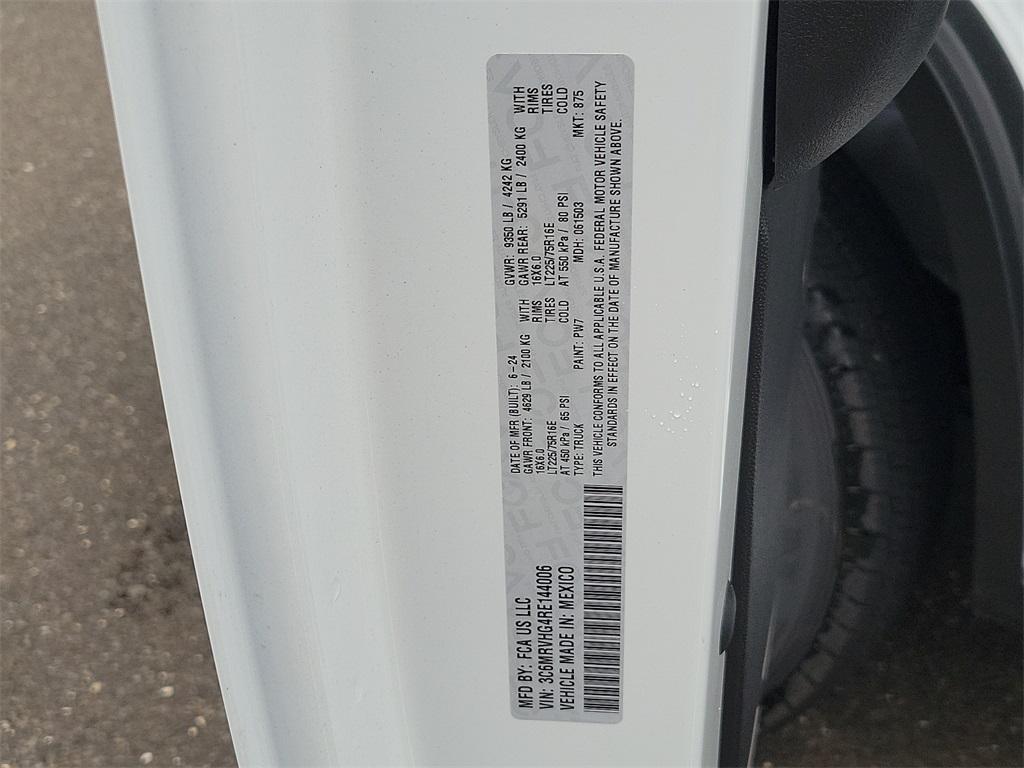 new 2024 Ram ProMaster 3500 car, priced at $54,952