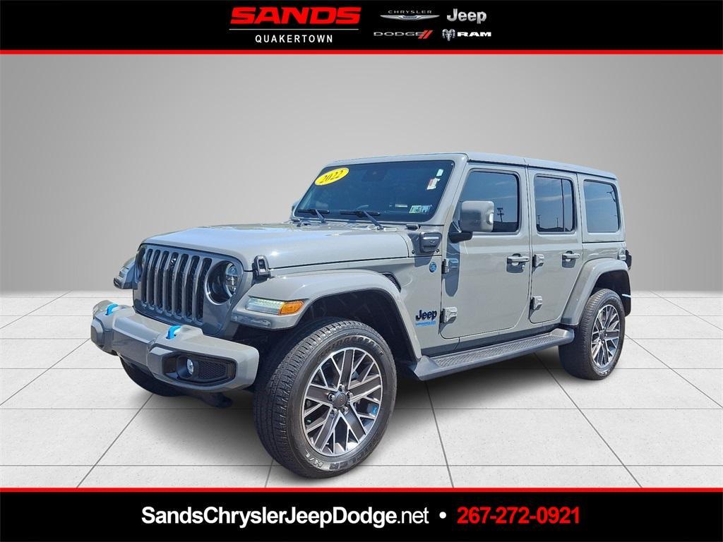 used 2022 Jeep Wrangler Unlimited 4xe car, priced at $39,768