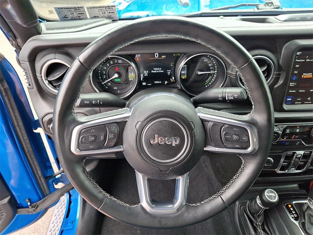 used 2021 Jeep Wrangler Unlimited 4xe car, priced at $33,654