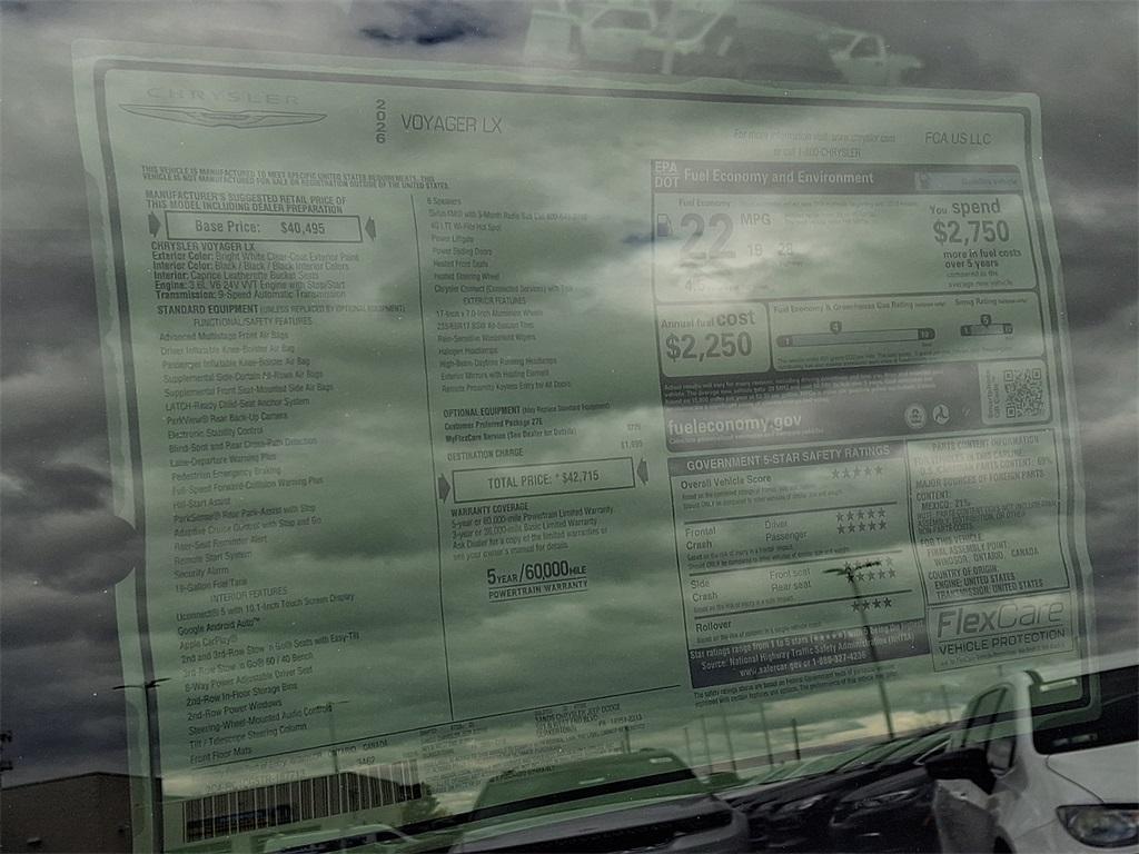 new 2026 Chrysler Voyager car