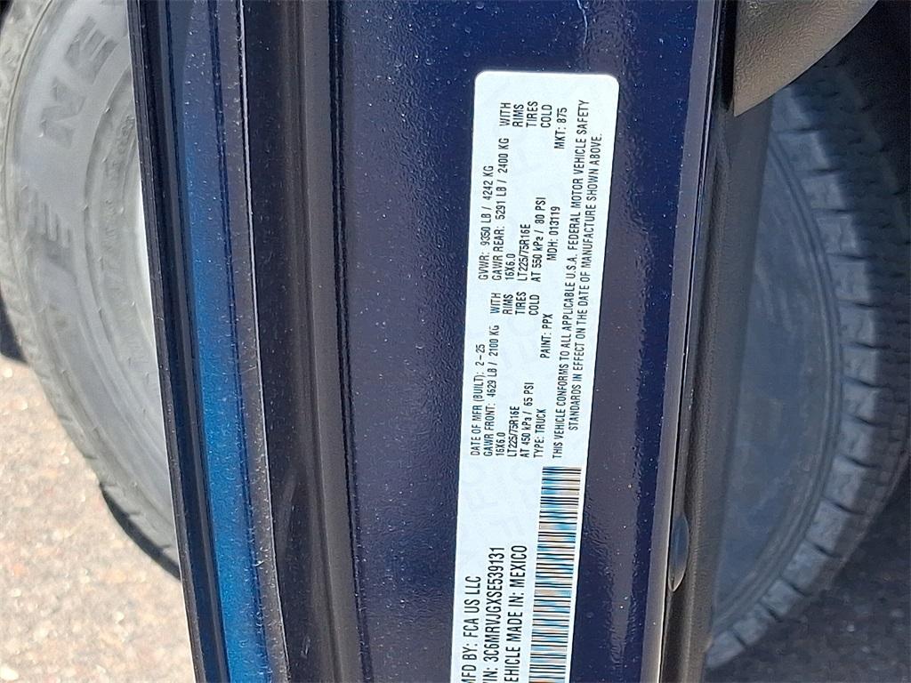 new 2025 Ram ProMaster 3500 car, priced at $56,398