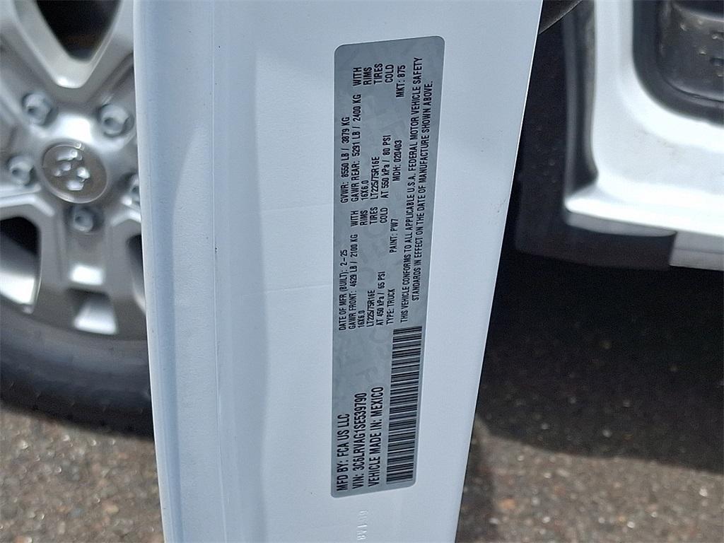 new 2025 Ram ProMaster 1500 car, priced at $49,803