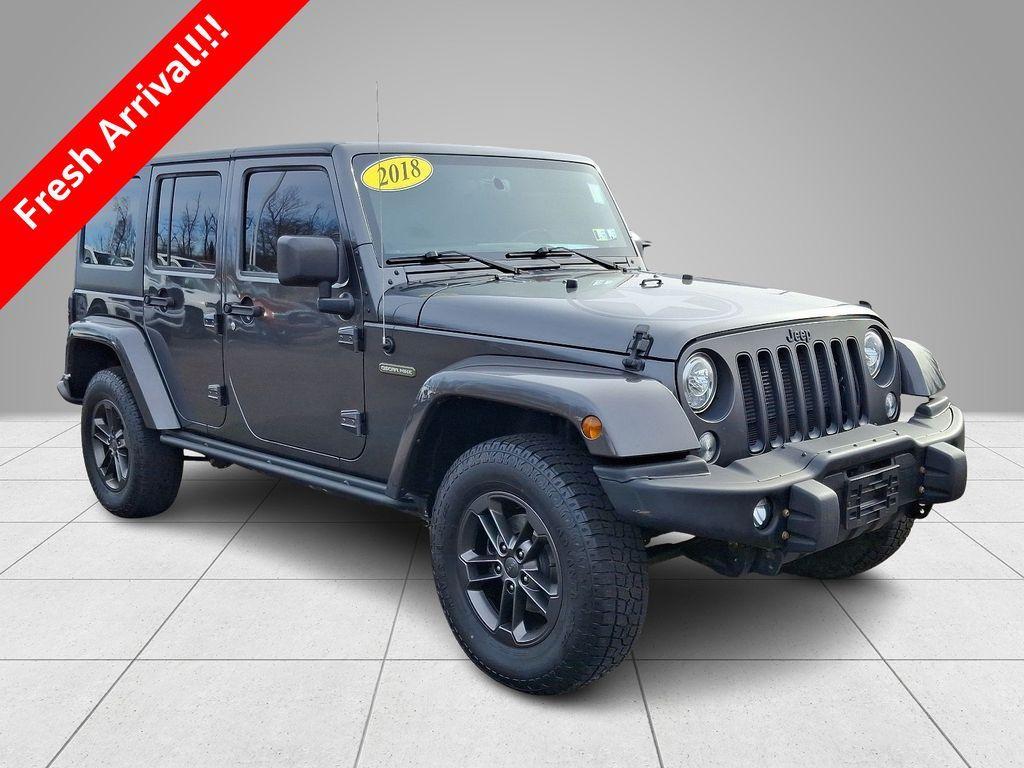 used 2018 Jeep Wrangler JK Unlimited car, priced at $21,935