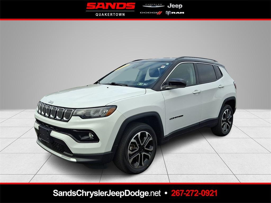 used 2022 Jeep Compass car, priced at $22,825