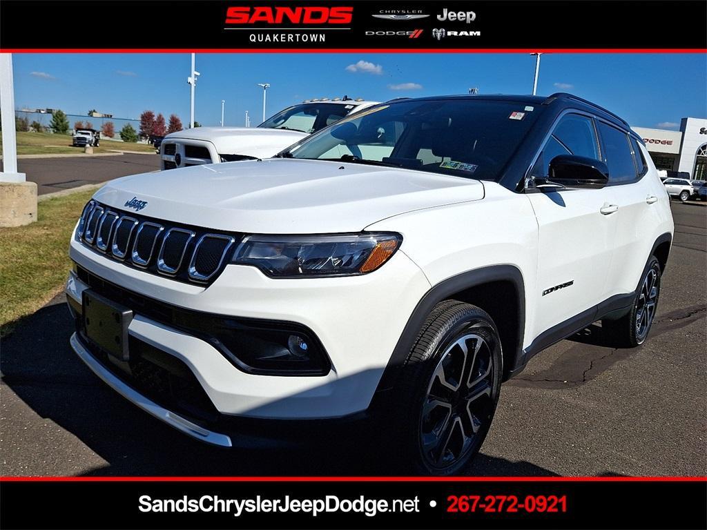 used 2022 Jeep Compass car, priced at $23,995