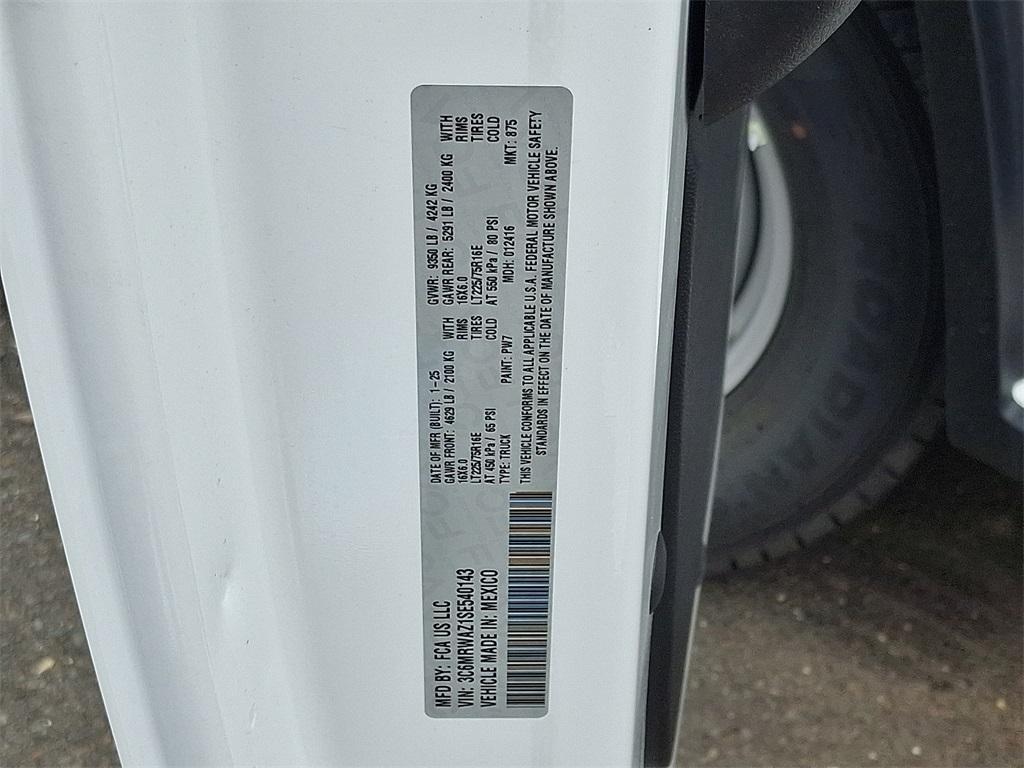 new 2025 Ram ProMaster 3500 EV car, priced at $70,696