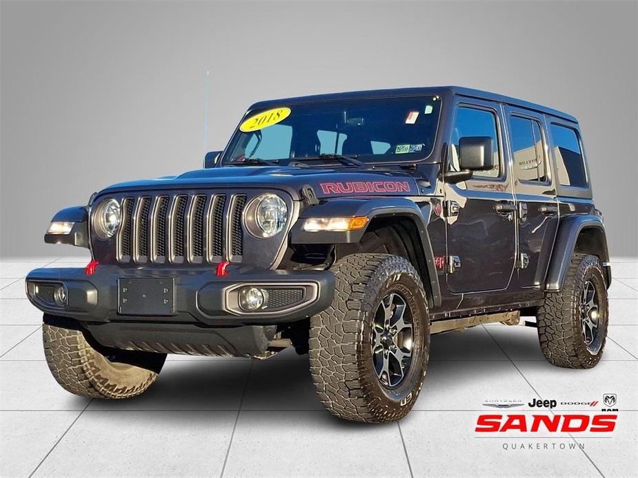 used 2018 Jeep Wrangler Unlimited car, priced at $28,952