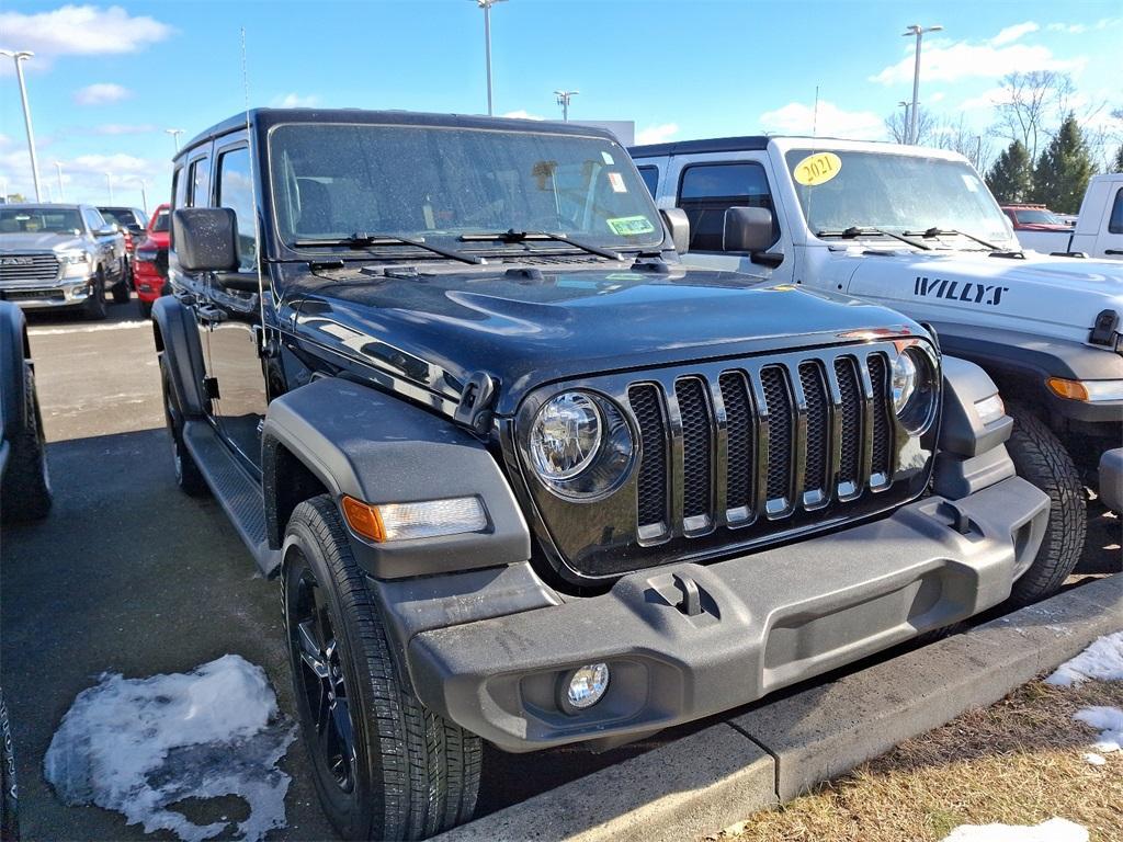 used 2021 Jeep Wrangler Unlimited car, priced at $31,825