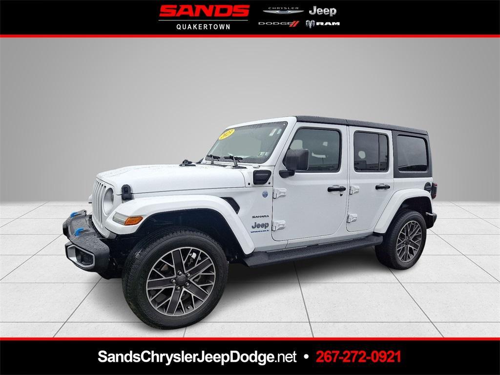 used 2023 Jeep Wrangler 4xe car, priced at $36,055