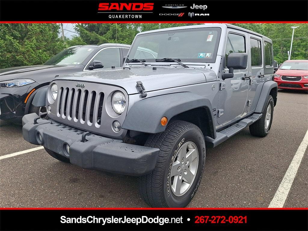 used 2015 Jeep Wrangler Unlimited car, priced at $17,593