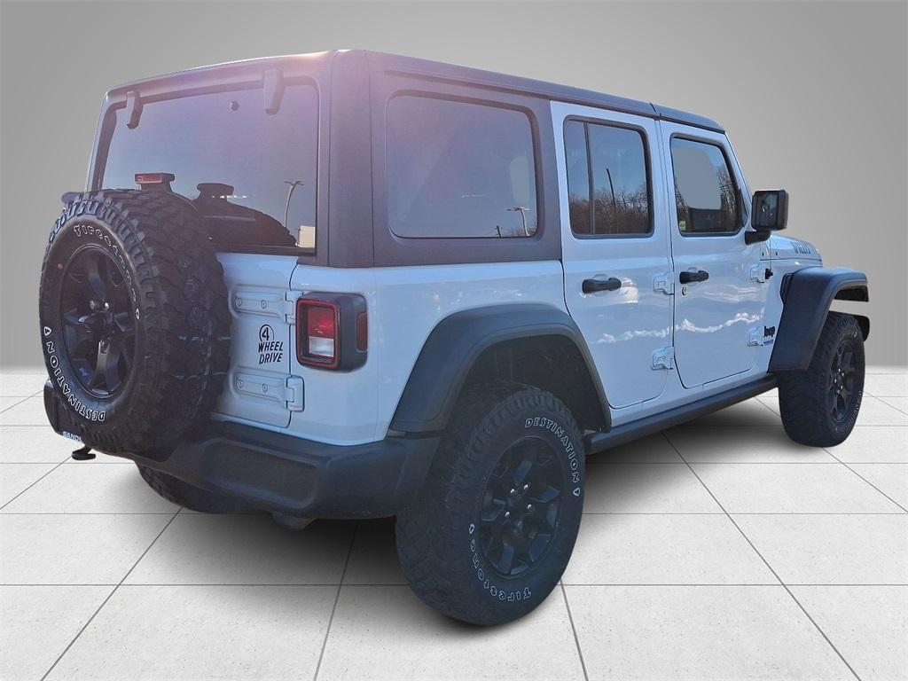 used 2021 Jeep Wrangler Unlimited car, priced at $29,074