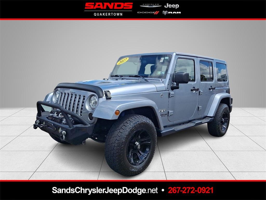 used 2017 Jeep Wrangler Unlimited car, priced at $20,939