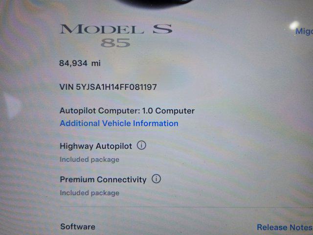 used 2015 Tesla Model S car, priced at $16,991