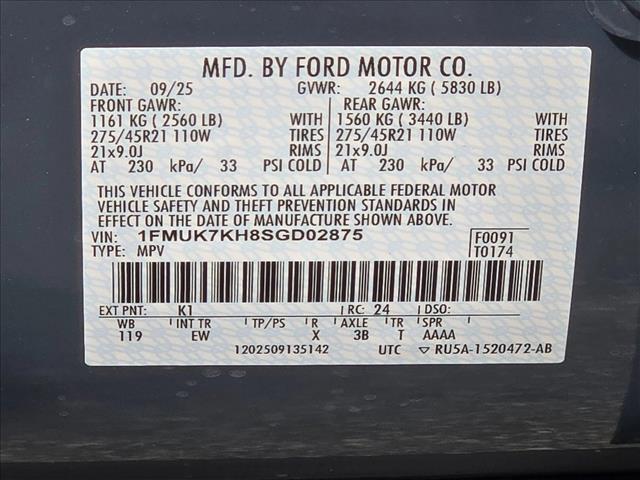new 2025 Ford Explorer car, priced at $44,491